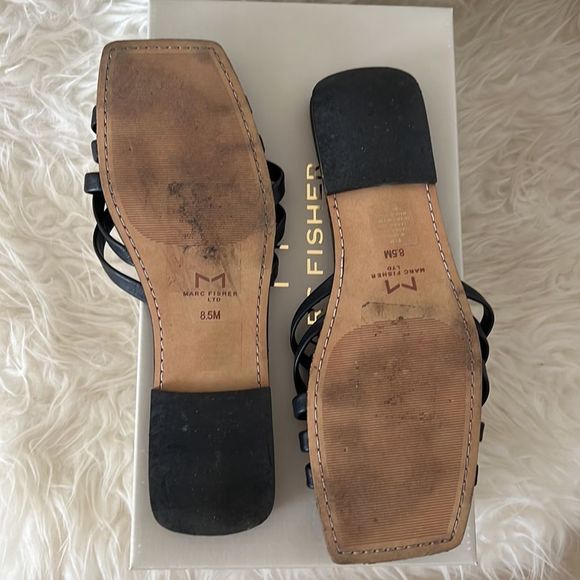 Marc Fisher Varro Flat Slide Sandal 8.5 M - Picture 6 of 6